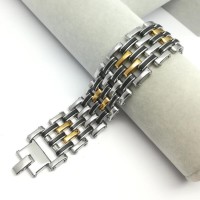 Stainless Steel Punk Chain Bracelet [3 Variants]