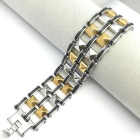 Stainless Steel Punk Chain Bracelet [3 Variants]