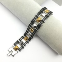 Stainless Steel Punk Chain Bracelet [3 Variants]