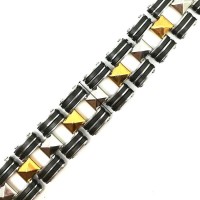 Stainless Steel Punk Chain Bracelet [3 Variants]