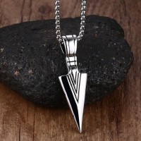 Vintage Spearhead Stainless Steel Necklace [Two Variants]