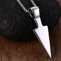 Vintage Spearhead Stainless Steel Necklace [Two Variants]