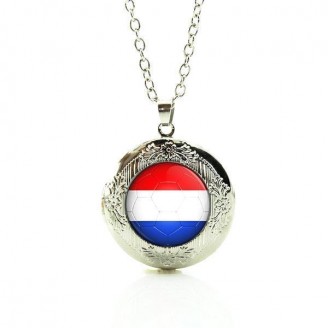 Netherlands Flag Locket Necklace [2 Variants]