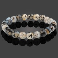 Striking Natural Stones Beaded Bracelet