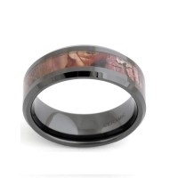 Black Camo Ceramic Ring