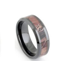 Black Camo Ceramic Ring