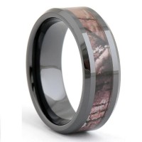 Black Camo Ceramic Ring