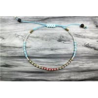 Multicolored Mini Hippie Seed Bead Bracelet [18 Variants]