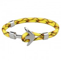 Silver Nautical Anchor 550 Paracord Bracelets [10 Variants]