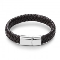 Punk Black Braided Leather Bracelet [12 Variants]