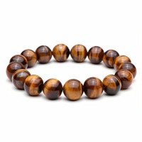 Tiger Eye Natural Lava Stone Beads Bracelets [4 Variants]