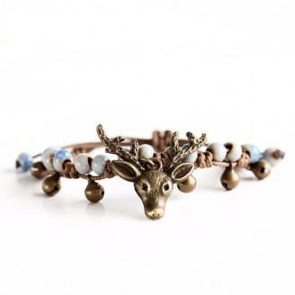 Ethnic Deer Ceramic Bracelets [4 Variants]