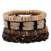 Vintage Leather Boho Stack Bracelet [8 Variations]