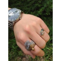 Soar High Eagle Stellar Silver Ring