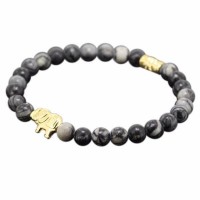 Obsidian Rhapsody Elephant Healing Bracelet [2 Variants]