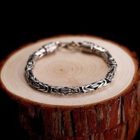 European Silver Byzantium Glare Luxury Bracelet