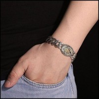 The Thousand Eye Solid Silver Bracelet