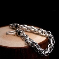 Multus Cable Link Silver Chain Luxury Bracelet