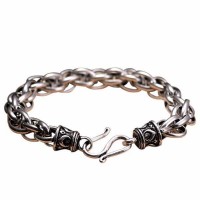 Multus Cable Link Silver Chain Luxury Bracelet