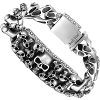 Crania de Calvaria Silver Alchemy Bracelet