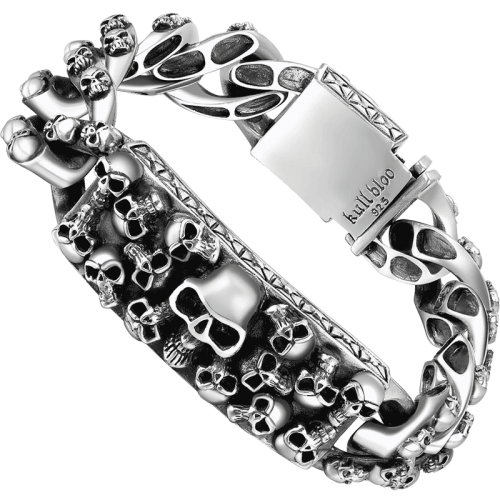 Crania de Calvaria Silver Alchemy Bracelet