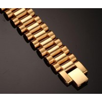 Chunky Gold Folding Link Chain Bracelet