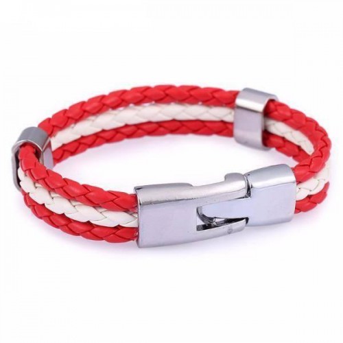 Support Austria Leather Unisex Bracelet