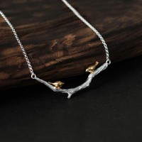 Sweet Tweets Sterling Silver Necklace [2 Variants]