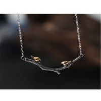 Sweet Tweets Sterling Silver Necklace [2 Variants]