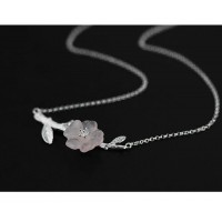 Dainty Diphylleia Sterling Silver Necklace [2 Variants]