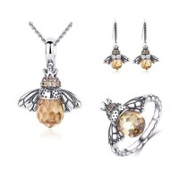 Beautiful Honey Bee Silver Jewelry Collection 