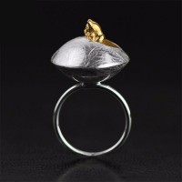 Handmade Sterling Silver Designer Cat Ring