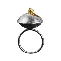 Handmade Sterling Silver Designer Cat Ring