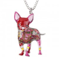 Cutie Chihuahua Oil Dog Necklaces [6 Variants]