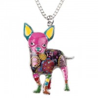 Cutie Chihuahua Oil Dog Necklaces [6 Variants]