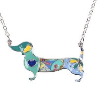 Dashing Dachshund Oil Dog Necklaces [6 Variants]