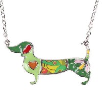 Dashing Dachshund Oil Dog Necklaces [6 Variants]