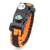 Fire Starter Flint Survival Paracord Bracelet [10 Variants]