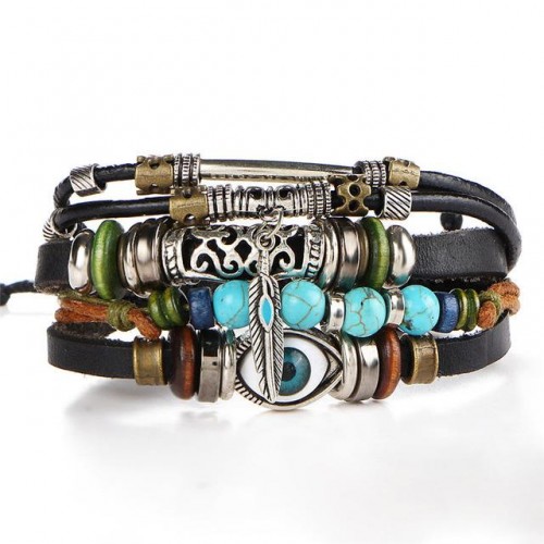 Vintage Punk Charm Boho Stack Bracelets [10 Variants]