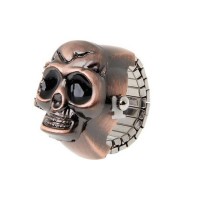 Classic Cool Skull Flip Quartz Watch Finger Ring [8 Variants]