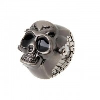 Classic Cool Skull Flip Quartz Watch Finger Ring [8 Variants]