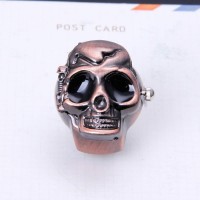 Classic Cool Skull Flip Quartz Watch Finger Ring [8 Variants]