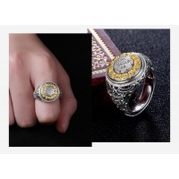 Rotatable Mantra Lover's Rings