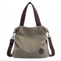 Floppy Hobo Canvas Shoulder Bag [7 Variants]