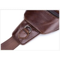 Water-resistant Leather Chest Sling Crossbody Bags [3 Variants]