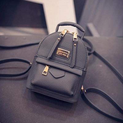 Cute Leather Mini Backpack [4 Variants]